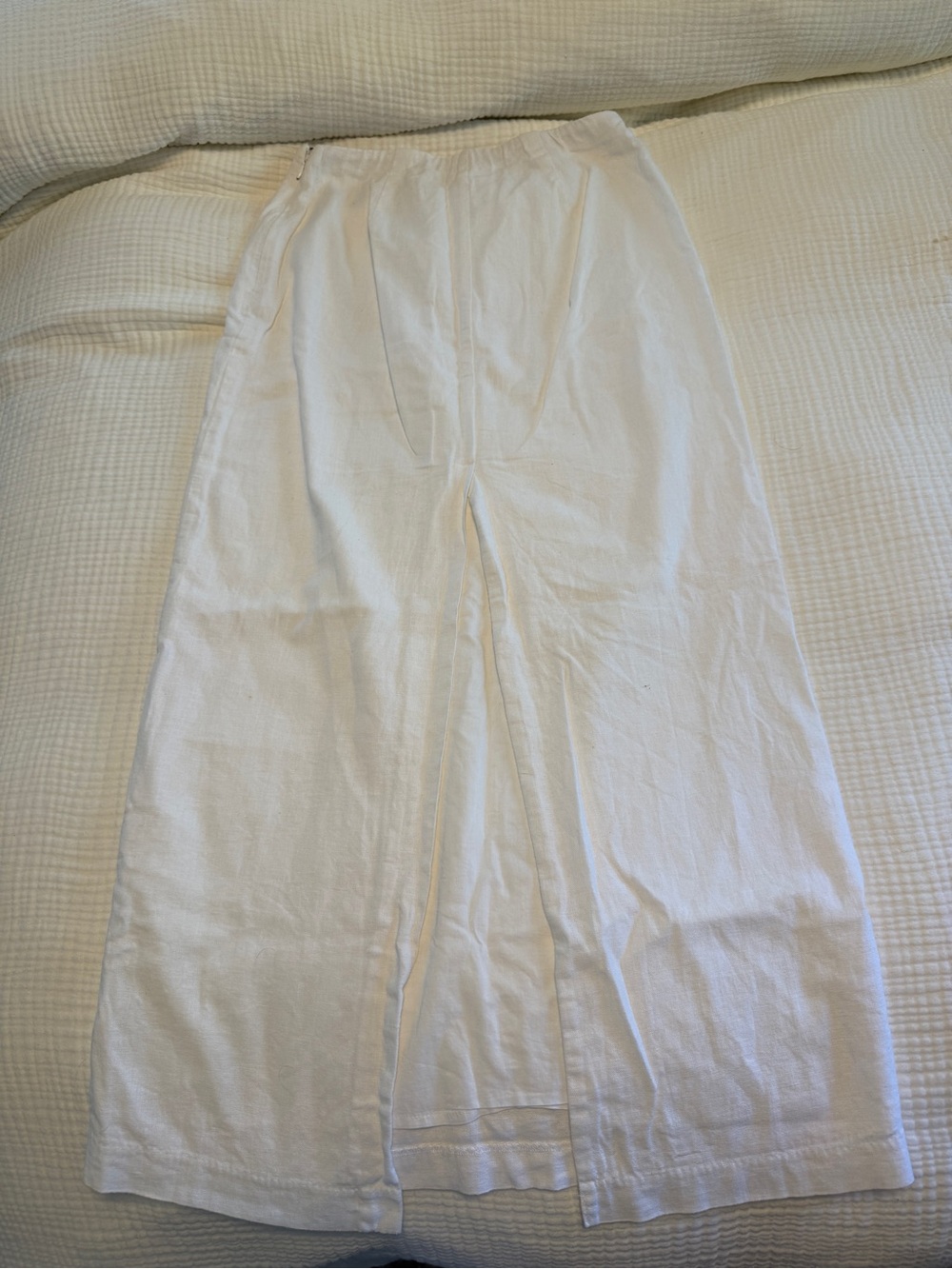 Abercrombie - Linen Blend Midi Skirt - XXS - Picture 3 of 5